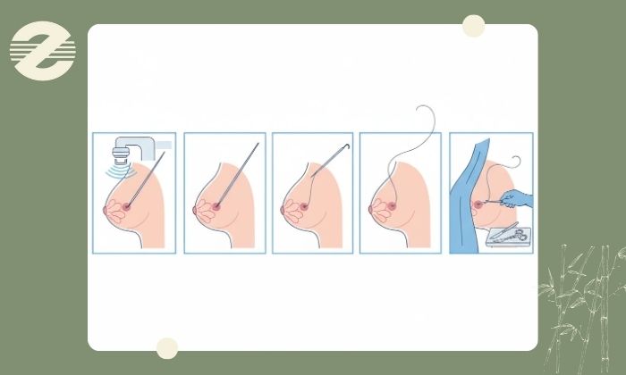 مراحل وایر گذاری پستان